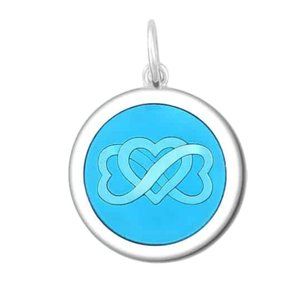 LOLA Love One Love All Mother and Son Pendant Light Blue - NEW IN ORIGINAL BAG